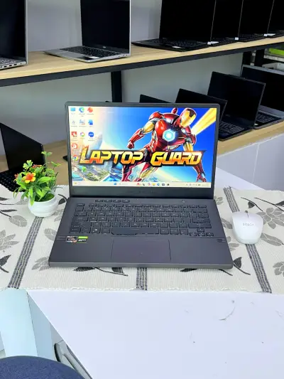 Laptop ASUS ZEPHYRUS G14 GA401Q AMD RYZEN 7 5800HS RAM 16GB SSD 512GB second di Jogja